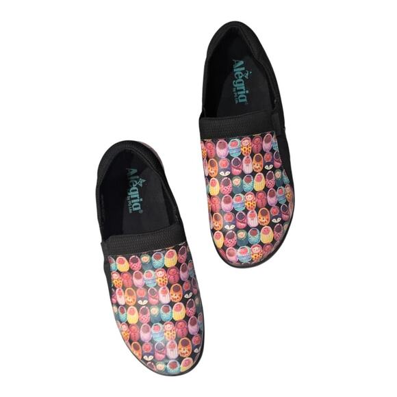 Alegria Duette Fresh Baked Nursing Shoe in Black Size 40 (US 9.5) - Picture 2 of 6